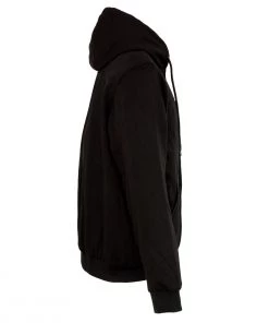 NexGen Heat MPM1717DUAL Men's Black'Heated' Zipper Hoodie W/Trademark Dual Technology 7.4v/12v Single PCB And Glove Connection (Battery Pack Included) Motorcycle Jackets