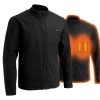Nexgen Heat Men's Nxm1762set-'Cross Fire' 'Heated' Collarless Soft-Shell Jacket (Rechargeable Battery Pack Included)