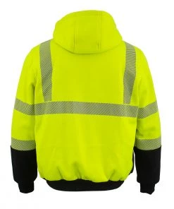 Nexgen Heat Men's Nxm1773set-'Sledge' High-viz Heated Textile Jacket (Rechargeable Battery Pack Included)