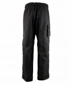 Nexgen Heat NexGen NXM5715SET Men's'Torrid' Black Heated Textile Water Resistant Over Pants (Rechargeable Battery Pack Included)
