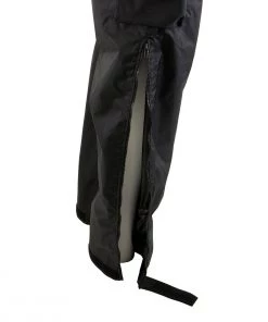 Nexgen Heat NexGen NXM5715SET Men's'Torrid' Black Heated Textile Water Resistant Over Pants (Rechargeable Battery Pack Included)