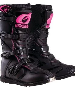 Kid's Gear O'Neal Rider 2018 Youth Black/Pink Motocross Boots