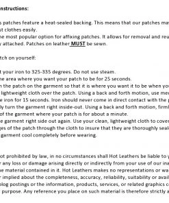 Hot Leathers PPA4160 Too Loud Too Bad 5" X 4" Patch Patches