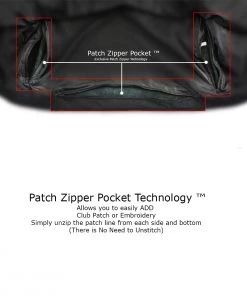 Cool-Tec Jackets Milwaukee Leather MLM1506 Men's'Cool-Tec' Black Leather Jacket With Utility Pockets