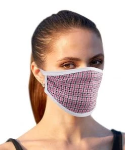 Air Soul MP7923FM Pink Protective Face Mask With Optional Filter Pocket