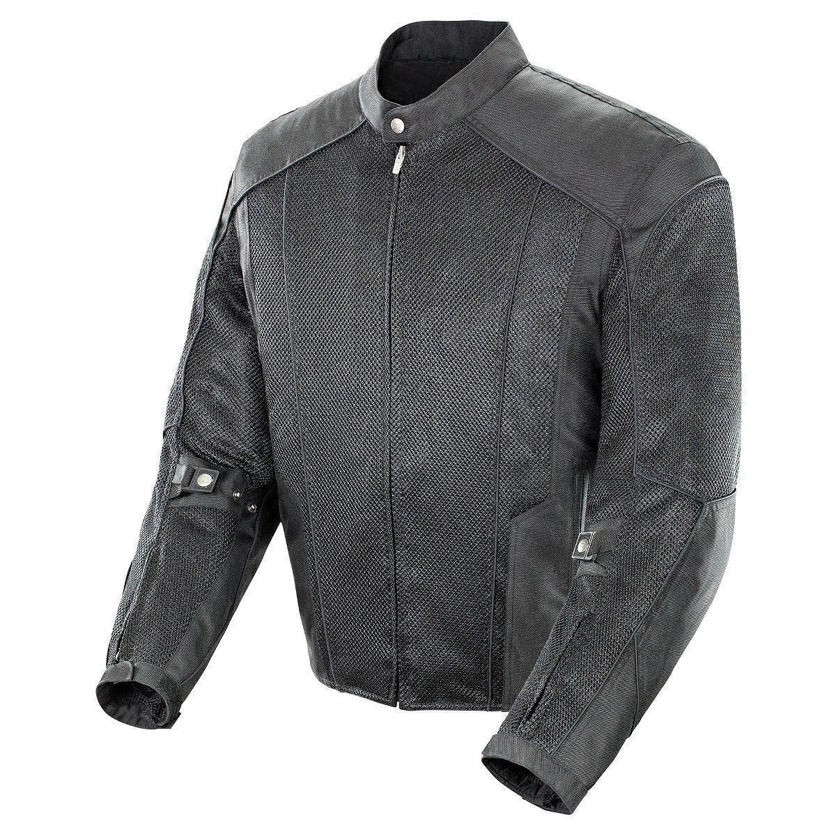 Power Trip Gauge Men's Black Mesh Jacket Riding Gear