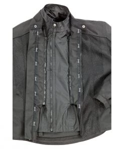 Power Trip Gauge Men's Black Mesh Jacket Riding Gear