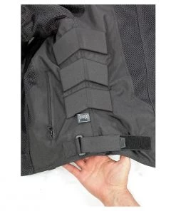 Power Trip Gauge Men's Black Mesh Jacket Riding Gear