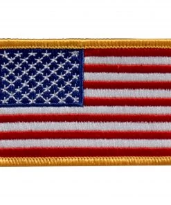 Hot Leathers PPA1223 American Flag Patch 6" X 4"