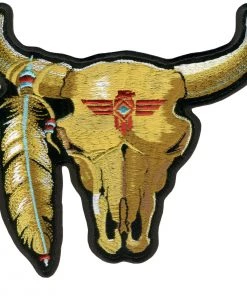 Patches Hot Leathers PPA1352 Cattle Skull 3