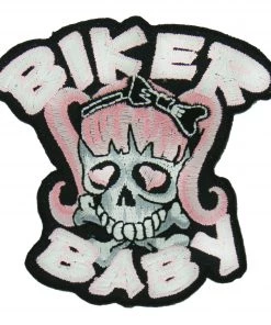 Hot Leathers PPA2052 Biker Baby Pigtails 3" X 3" Patch Patches