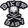 Patches Hot Leathers PPA2062 Biker Baby Skull N' Bone 3" X 3" Patch
