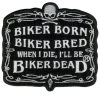 Hot Leathers PPA2072 Biker Born 4" X 3" Patch Patches