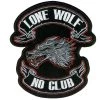 Patches Hot Leathers PPA2226 Lone Wolf Patch 10" X 11"