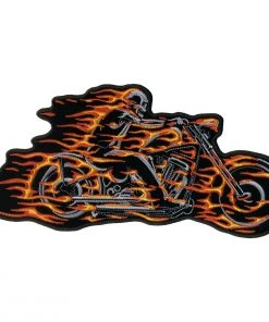 Hot Leathers PPA3910 Hell Rider Biker Patch 5" X 3"