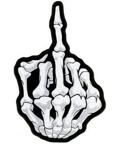 Patches Hot Leathers PPA4058 Skeleton Finger Patch 7" X 11"