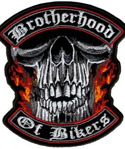 Patches Hot Leathers PPA5110 Brotherhood Of Bikers Patch 4" X 4"
