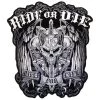 Hot Leathers PPA5187 Ride Or Die Biker For Life 11" X 12" Patch