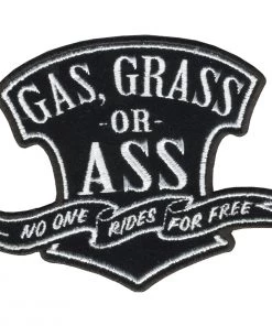 Hot Leathers PPA5780 Gas, Grass Or Ass 4" X 3" Patch Patches