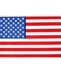 Hot Leathers PPA6151 American Flag White Border 3" X 2" Patch Patches