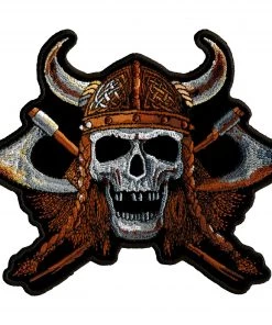 Hot Leathers PPA6535 Viking Skull 6" X 5" Patch Patches