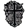 Patches Hot Leathers PPA6667 Cross And Roses 7" X 9" Patch