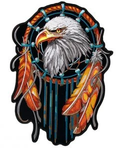 Hot Leathers PPA6839 Eagle Dream Catcher 8" X 12" Patch Patches