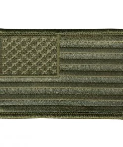 Patches Hot Leathers PPA6991 Woodland Style American Flag 3" X 2" Patch