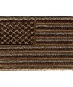 Patches Hot Leathers PPA7031 Brown American Flag 3" X 2" Patch