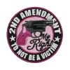 Hot Leathers PPA7050 Ladies 2nd Amendment 3.5" X3.5" Patch
