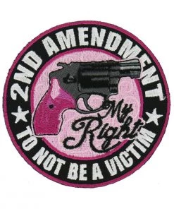 Hot Leathers PPA7050 Ladies 2nd Amendment 3.5" X3.5" Patch