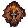 Hot Leathers PPA7149 Flame Headress Indian 11" X 12" Patch Patches