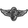 Hot Leathers PPA7430 Flying Wheel 5" X 3" Patch Patches