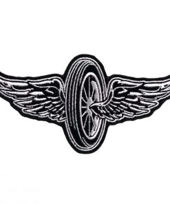 Hot Leathers PPA7438 Flying Wheel 11" X 6" Patch Patches