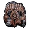 Hot Leathers PPA7549 Huge Fist Skull 10" X 12" Patch Patches