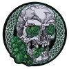 Patches Hot Leathers PPA7575 Irish Skull 4" X 4" Patch