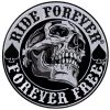 Hot Leathers PPA8217 Ride Forever, Forever Free Skull 9" X 9" Patch Patches