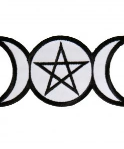 Patches Hot Leathers PPA8632 Pagan Triple Goddess Embroidered 4"X2" Patch