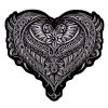 Patches Hot Leathers PPA9208 Ornate Heart 8"x8" Patch