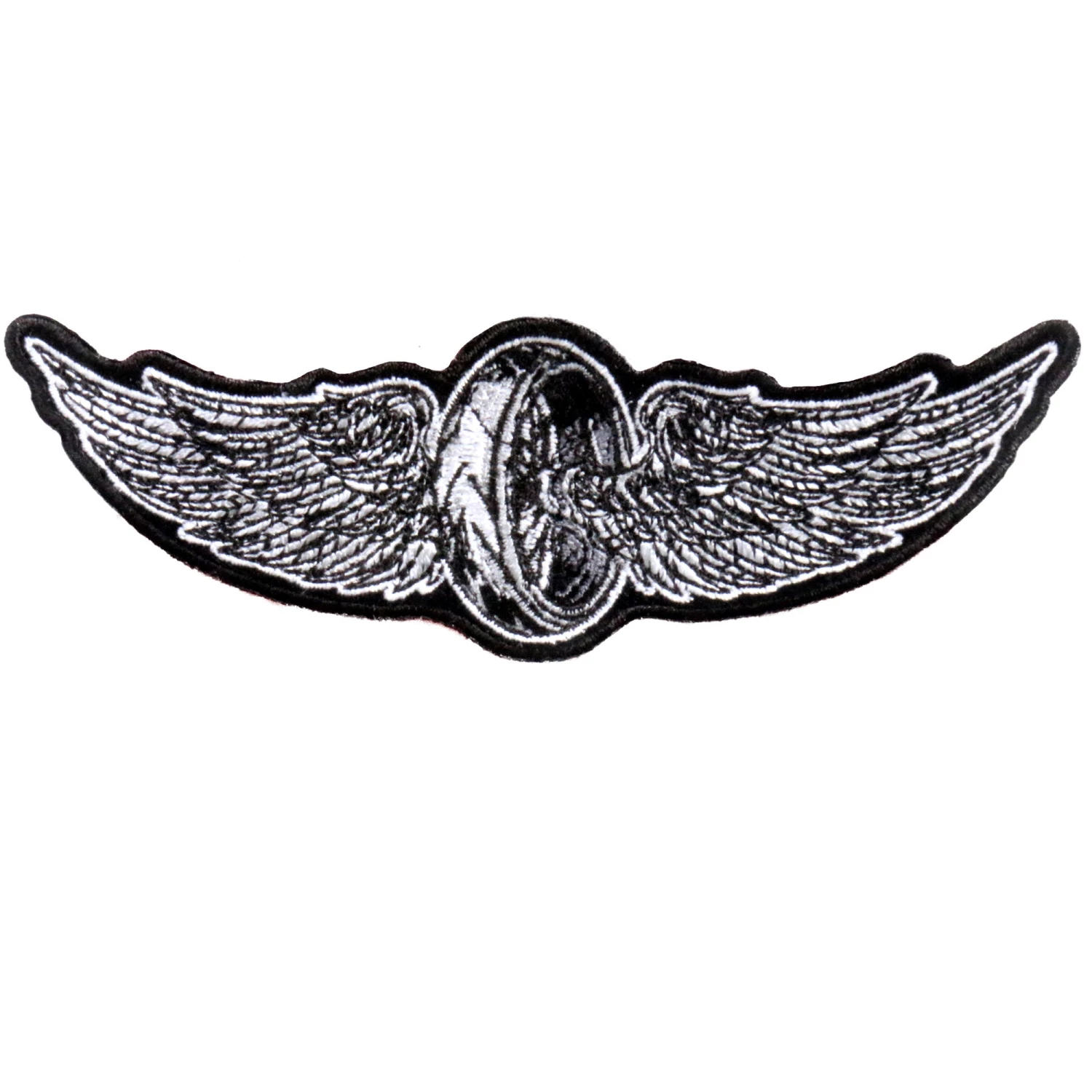 Hot Leathers PPA9460 Flying Wheel Shield 5" X 2" Patch Patches