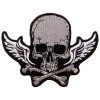 Patches Hot Leathers PPA9640 Skull Bones And Wings 4"x3" Patch