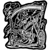 Hot Leathers PPA9653 Reaper Rider 3" X 4" Patch