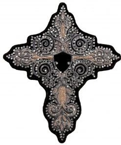 Patches Hot Leathers PPA9735 Rhinestone Cross 4