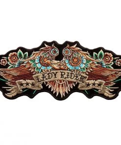 Hot Leathers PPA9777 Lady Rider Banner Eagle 8"x3" Patch Patches