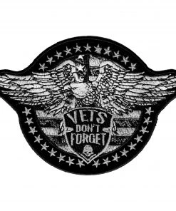 Patches Hot Leathers PPA9793 Vets Don't Forget Eagle 5" X 3" Patch
