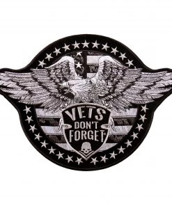 Patches Hot Leathers PPA9797 Vets Don't Forget Eagle 12