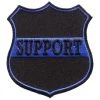 Hot Leathers PPA9870 Support Blue 3"x3" Patch Patches