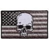 Hot Leathers PPA9903 Gray Flag Skull 4"x2" Patch Patches