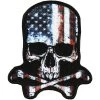 Hot Leathers PPA9980 4 Inch Skull American Flag Patch Patches