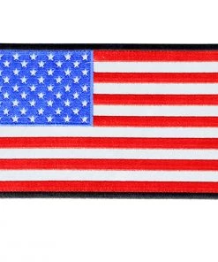 Hot Leathers PPB1033 American Flag Reflective 6" X 4" Patch